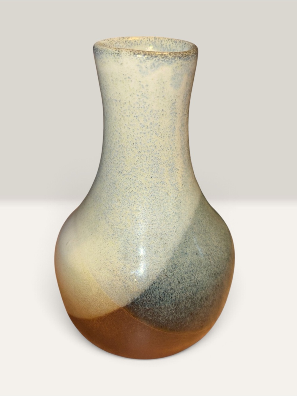 VTG Pottery Craft USA Stoneware Glaze 1970s Bud Vase M C M Robert Maxwell